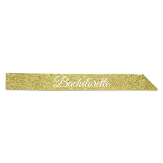 6 Pack Bulk Bachelorette Glittered Sash {1}