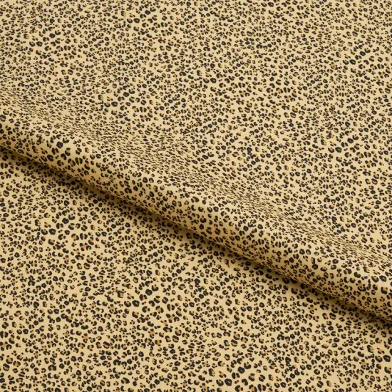 Baby Cheetah Pattern Printed Spandex Fabric Multicolor {1}