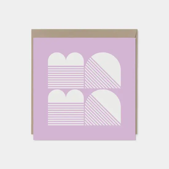 "MAMA" Square Baby Announcement Card {1}