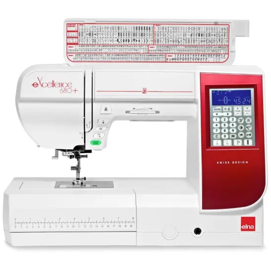 Elna eXcellence 680 PLUS Anniversary Edition Sewing and Quilting Machine {6}