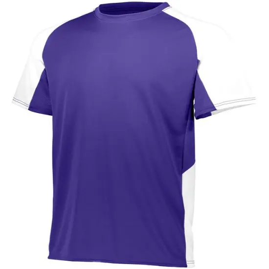 Augusta Sportswear&reg; Youth Cutter Jersey PURPLE/ WHITE {1}