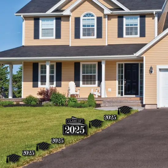 Big Dot of Happiness Graduation Cheers Class of 2025 Outdoor Decorations - Graduation Party Yard Signs - Set of 8 {3}