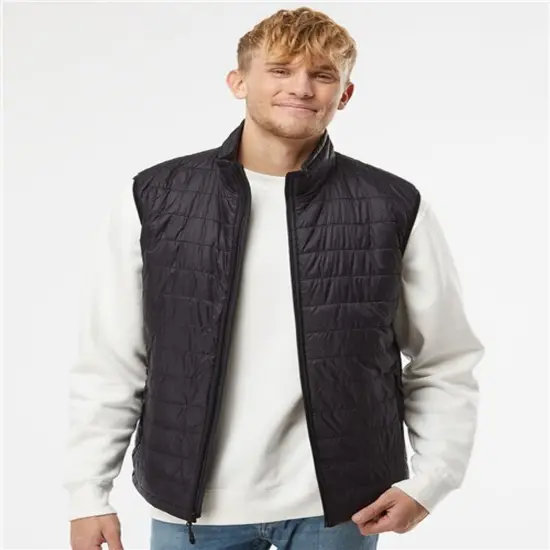 Tasc&reg; Men's Quilted Puffer Vest BLACK {3}