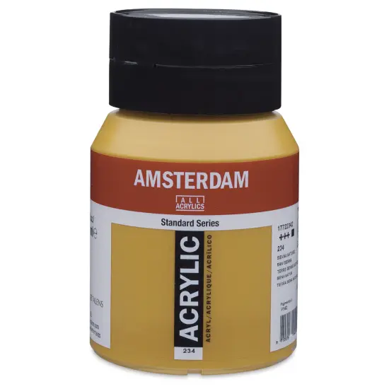 Amsterdam Standard Series Acrylic - Raw Sienna, 500 ml bottle {1}
