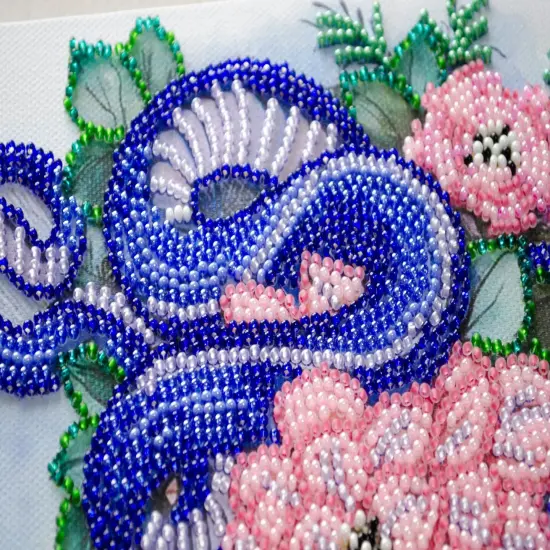 Mid-sized bead embroidery kit - Embrace of nature {5}