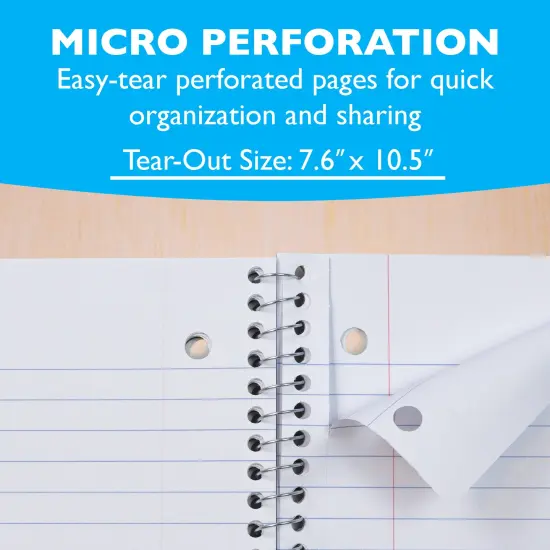 BAZIC Notebook Spiral W/R 1-Subject Morandi Poly Cover 70 Ct. {4}