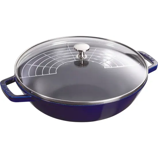 STAUB Cast Iron 4.5-qt Perfect Pan {1}