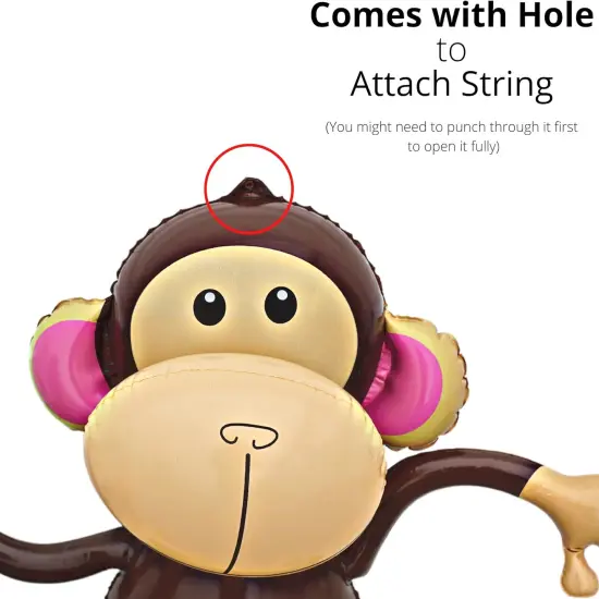 4E's Novelty Inflatable Monkey 4-Pack, 27"" for Jungle Decorations & Safari Birthday decorations! {5}