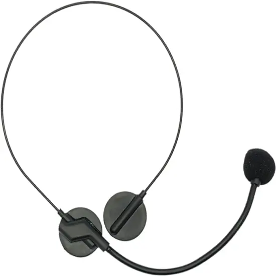4E's Novelty Rockstar Costume Accessories Headset Prop - Headphone with Fake Mic for Kids, Men & Women, Perfect for Rockstar Costume for Kids Mic Prop {1}