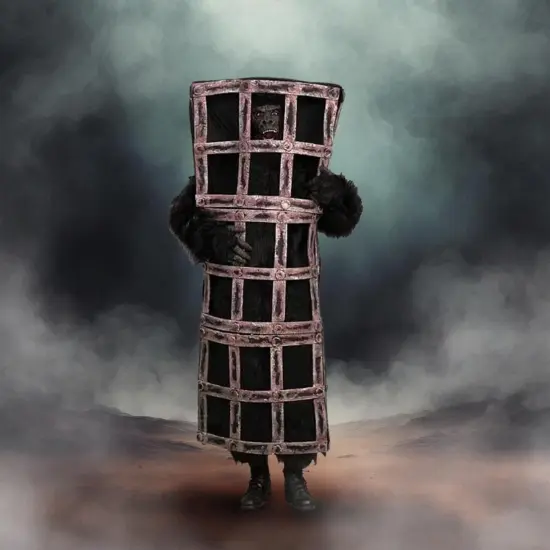 Gorilla Ape In Cage Costume Adult {4}