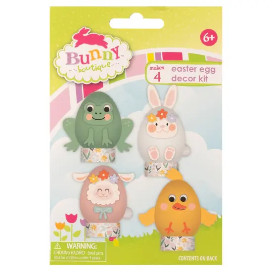 Colorbok Bunny Boutique Egg Decorating Kit-Animals, Makes 4 {1}