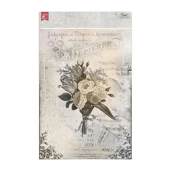 Pack of 3 - Little Birdie Decoupage Paper A4 4/Pkg-Melody Blooms {3}