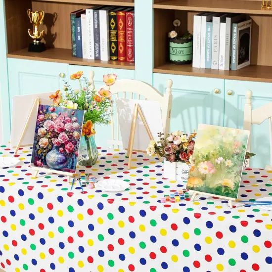 12 Set 8x10 Inch Canvas and Easel Set Paint Kits for Adults {5}