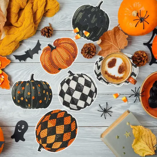 8 Pieces Non Slip Coaster for Adults Diamond Art Painting Kits {4}