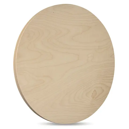 American Easel Cradled Round Birch Painting Panel - 36" Dia. x 7/8" D {1}
