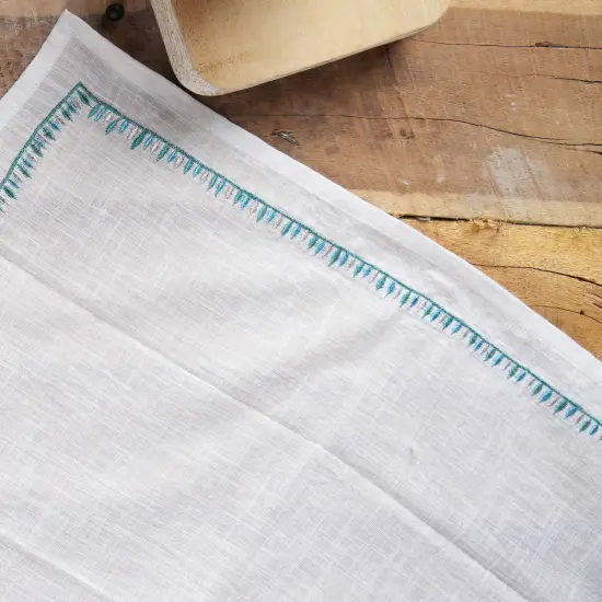 Vibrant Heritage Embroidered Napkin-Set of 2 {4}