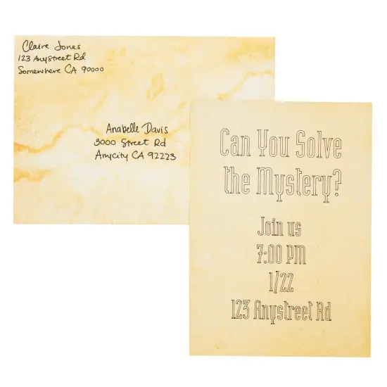 60 Pack Blank Cards and Envelopes 5x7 In - Vintage Style Stationery for Card Making, Party Invitations, Announcements, Scrapbooking (6 Designs) Brown {5}