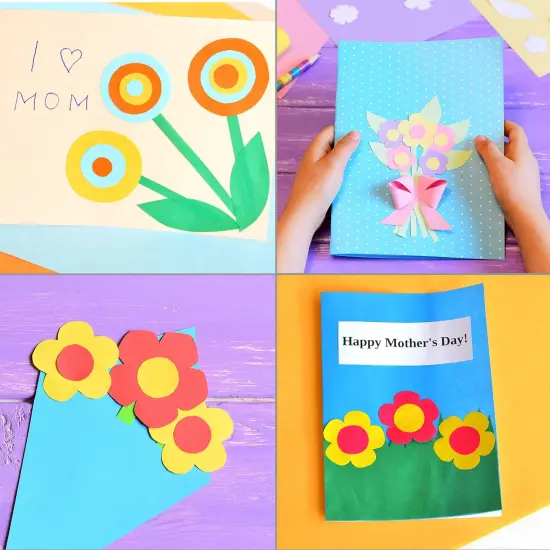 16 Pcs Craft Holes Punch Paper Punchers Scrapbook Punches with Craft Sticker Paper, Round, Star, Square, Heart, Flower, Wave Circle Shape(1 Inch,Multiple Styles) {4}