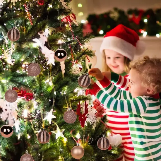 30PCS 2" Christmas Ball Ornaments {3}