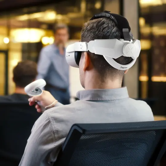 Insten Head Strap for Oculus Quest 2 VR Headset, Replacement for Elite Headband, Adjustable Band with Soft Cushion Enhanced Comfort {2}