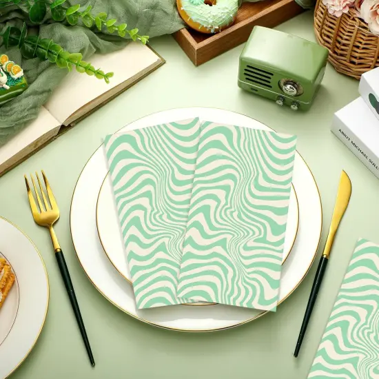 Tinlade Disposable Hand Napkins Guest Towels Disposable Bathroom Hand Napkins Guest Decorative Kitchen {2}