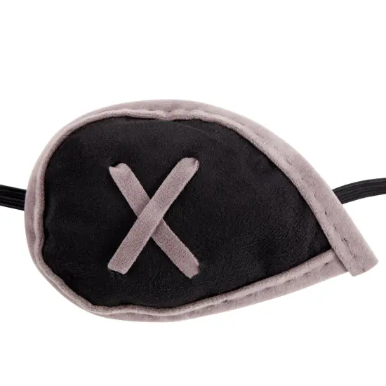 Black Pirate Hat and Eye Patch for Halloween Outfit - Tricorn Hat for Birthday Party Costume, Dess Up, Adult Size {5}