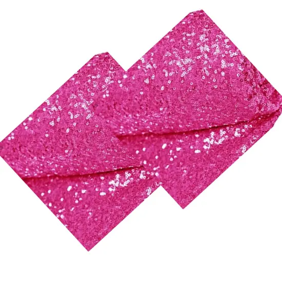 Fuchsia Sequin Fabric Tablecloths Runners Drapes and More {2}