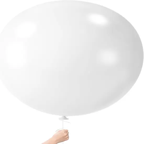 4PCS Large Balloons 36inch, White Giant Balloons Jumbo Balloons Latex Balloons for Wedding Engagement Graduation Anniversary Decorations {1}