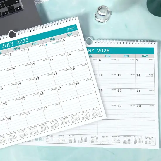 Calendar 2025-2026, 18 Months Wall Calendar from July 2025 to December 2026,11.5" x 14.6", 2025-2026 Calendar with Julian Date {3}