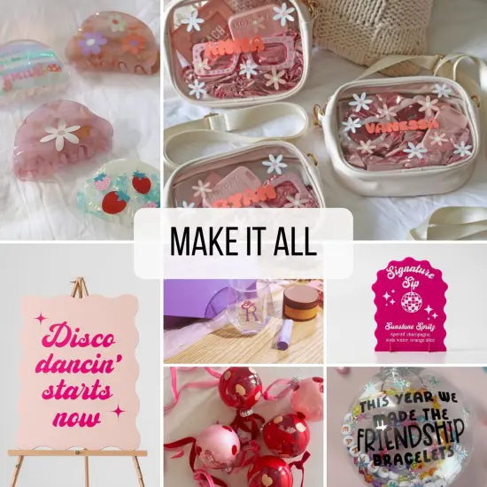 Cricut Premium Permanent Vinyl Bundle - Coquette Girly {2}