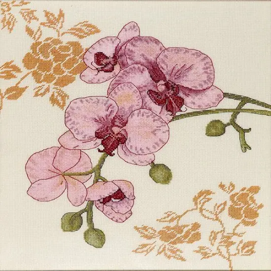 Orchid Counted cross stitch kit 1214A {1}