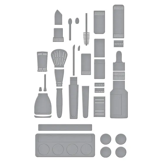 Spellbinders Etched Dies From he Gorgeous You Collection-Makeup {3}