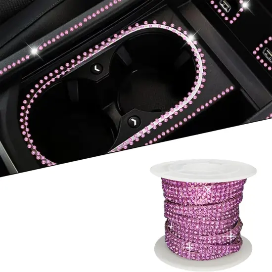 Self-Adhesive Rhinestone Ribbon Strip Roll Ab color {4}