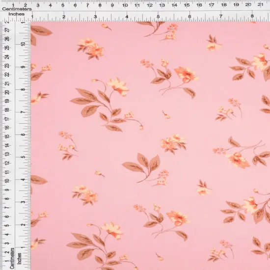 1 Yard CEY Floral Print Woven Fabric Lightweight Drape 58/59 Inches Wide SEAFOAM {5}