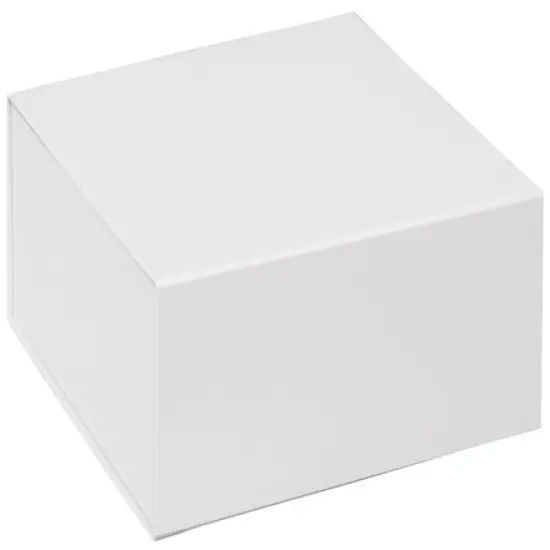Pack/3: White Magnetic Closure Gift Box - 7-5/8 x 7-5/8 x 3" {1}