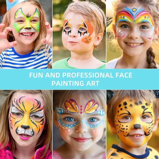 50 Pcs Face Paint Stencils(1) {4}