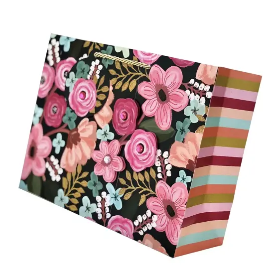 Decorative Patterned Gift Bags 10" X 5" X 12-1/2" {5}