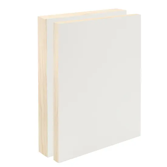 Da Vinci Pro Medium Textured Gesso Panel -1-5/8 Depth Wood Panels for Painting - Accepts Mediums like Canvas - For Oils, Acrylics, Mixed Media, Pastels & Drawing Sticks {6}