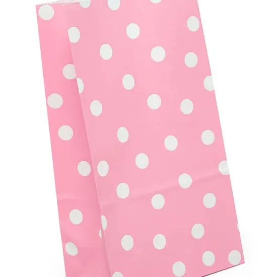 Dot Print Sos Food Bags 5'' x 3'' x 9 1/2'' Storage {5}