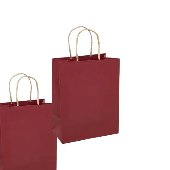 Sturdy Kraft Tinted Shopping Bag 16" x 6" x 12" for Heavy Duty Use {6}