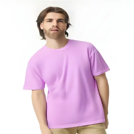 Comfort Colors&reg; Garment Dyed Heavyweight Crewneck Short Sleeve T-Shirt Neon violet {1}