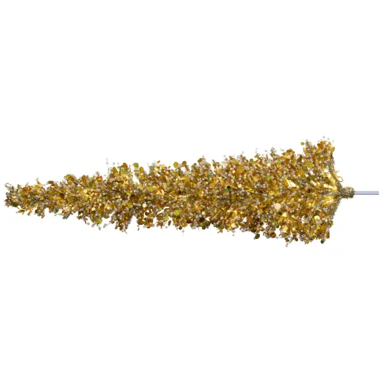 GKI/Bethlehem Lighting LED Lighted Commercial Manhattan Lightspray Christmas Swag - 9' - Gold {5}