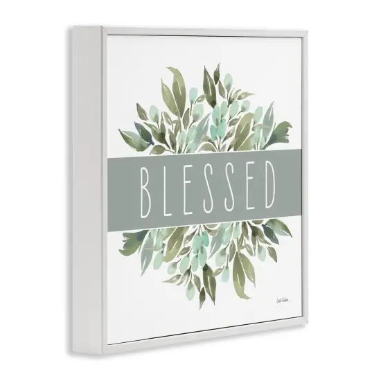 Stupell Industries Blessed Cottage Florals Framed Giclee Wall Art Design by Leslie Trimbach {3}