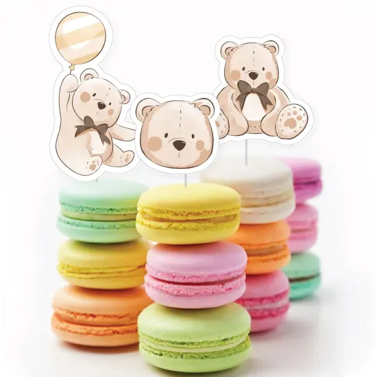 Big Dot of Happiness We Can Bearly Wait - DIY Shaped Teddy Bear Baby Shower Cut-Outs - 24 Count {4}