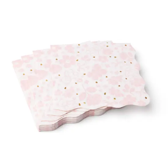 EMMA BEAR PINK LARGE NAPKINS {2}