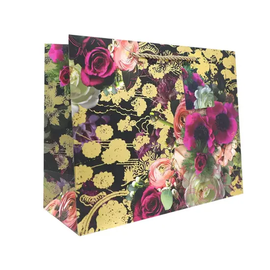 Elegant Patterned Gift Bags 10" X 5" X 12-1/2" {2}