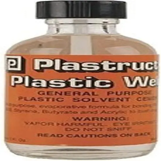 Plastruct Plastic Weld w/applicator 2oz Bottle {1}