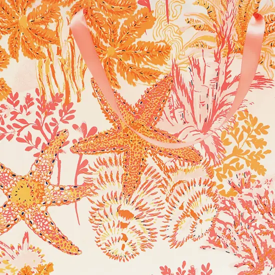 Jumbo Gift Bags 14" X 16" - Pack of 5 by ExpoBazaar Orange/Pink {5}