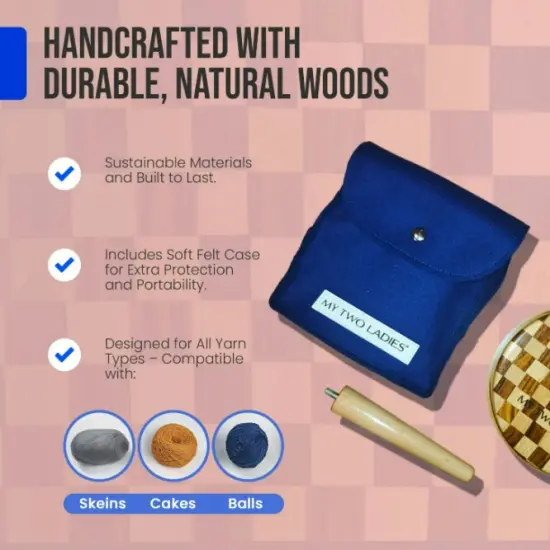 My Two Ladies | Artisan Yarn Caddy & Square Bowl Set {3}