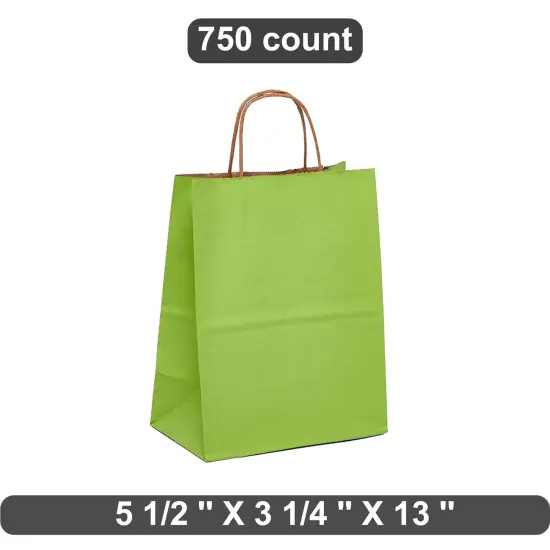 Spacious Kraft Tinted Shopping Bag 5.5" x 3.25" x 13" {1}